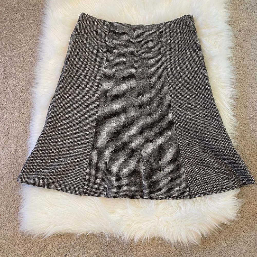 GAP wool A-line skirt, 6